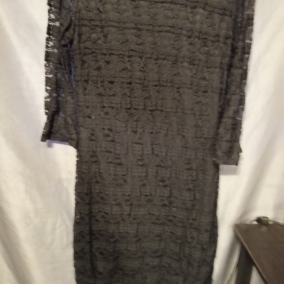 Cal style black mesh above the knee dress - Picture 2 of 5